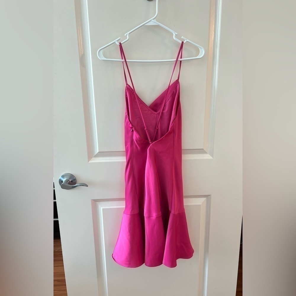 Aidan by Aidan Mattox Cowl Neck Ruffled Hem Dress - Picture 5 of 16